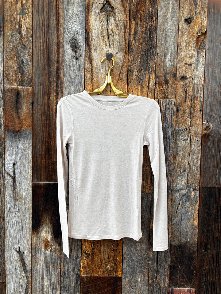 Paper Label Bree Slim Crew- Oatmeal