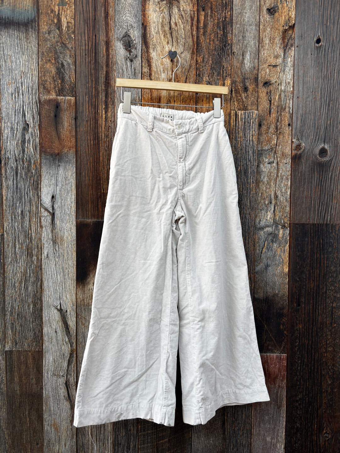 Llea Blue Claudia (Polly) Velvet Pants Oat