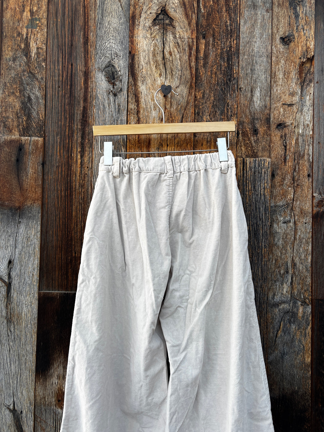 Llea Blue Claudia (Polly) Velvet Pants Oat