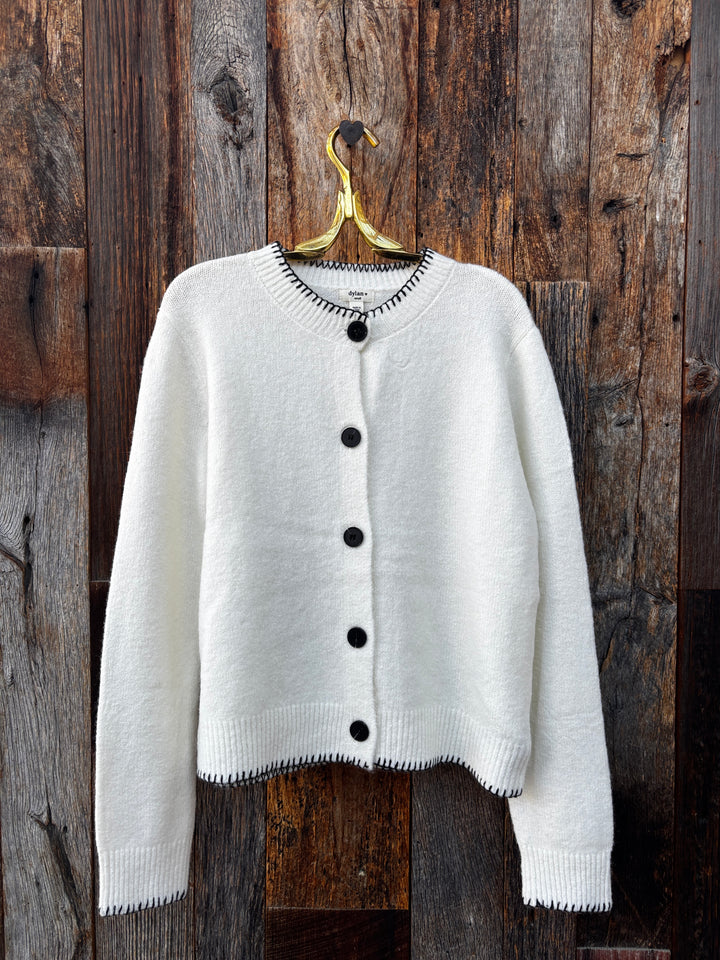 Dylan Classic Crewneck Cardigan