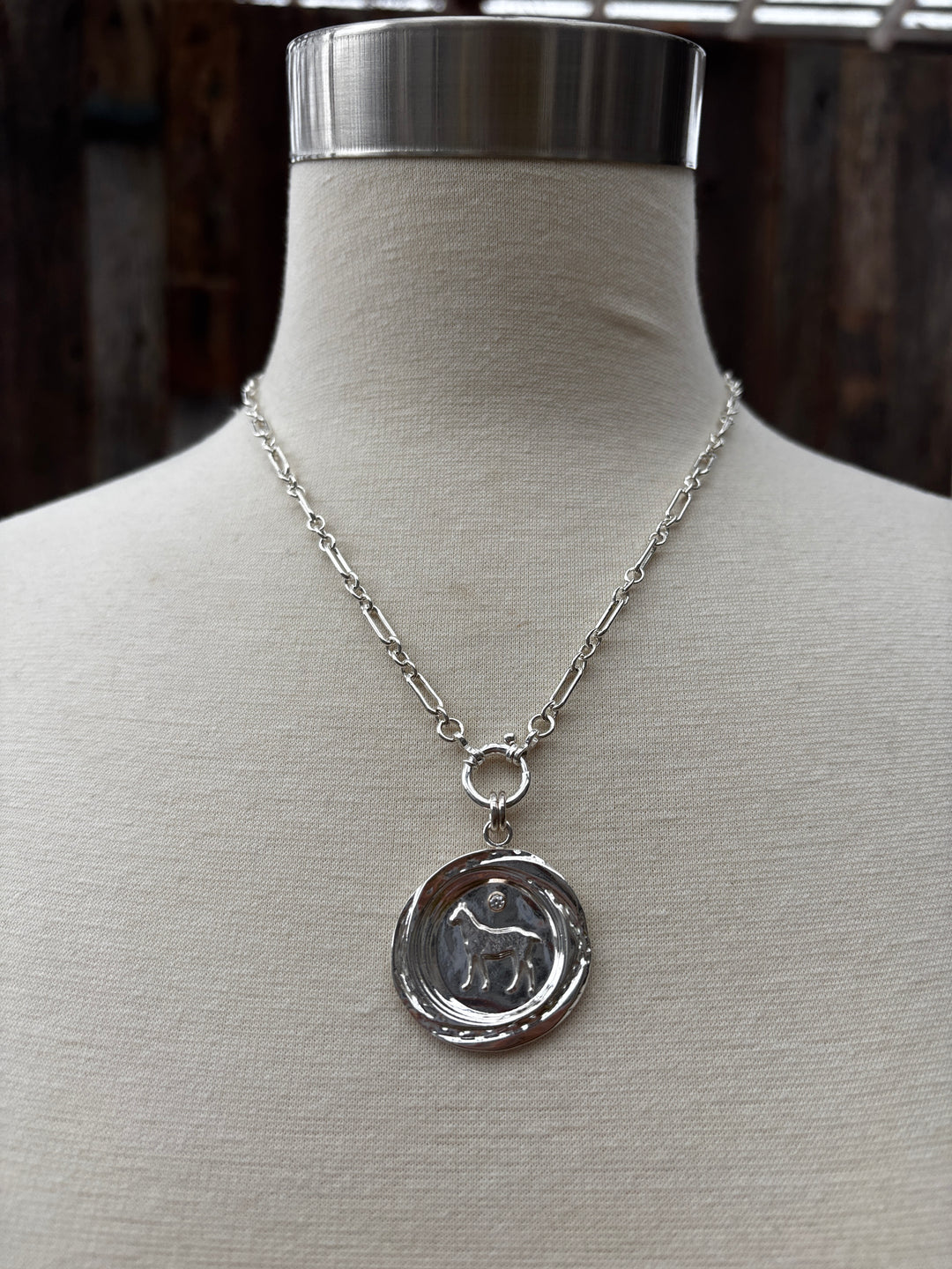 Ashton Jewelry Diamond Horse Necklace