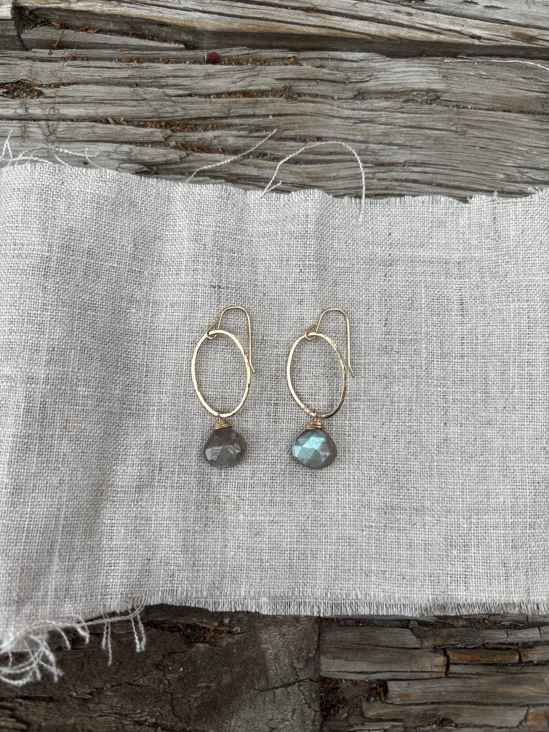 Sabina Union Earrings GF/Labrodite