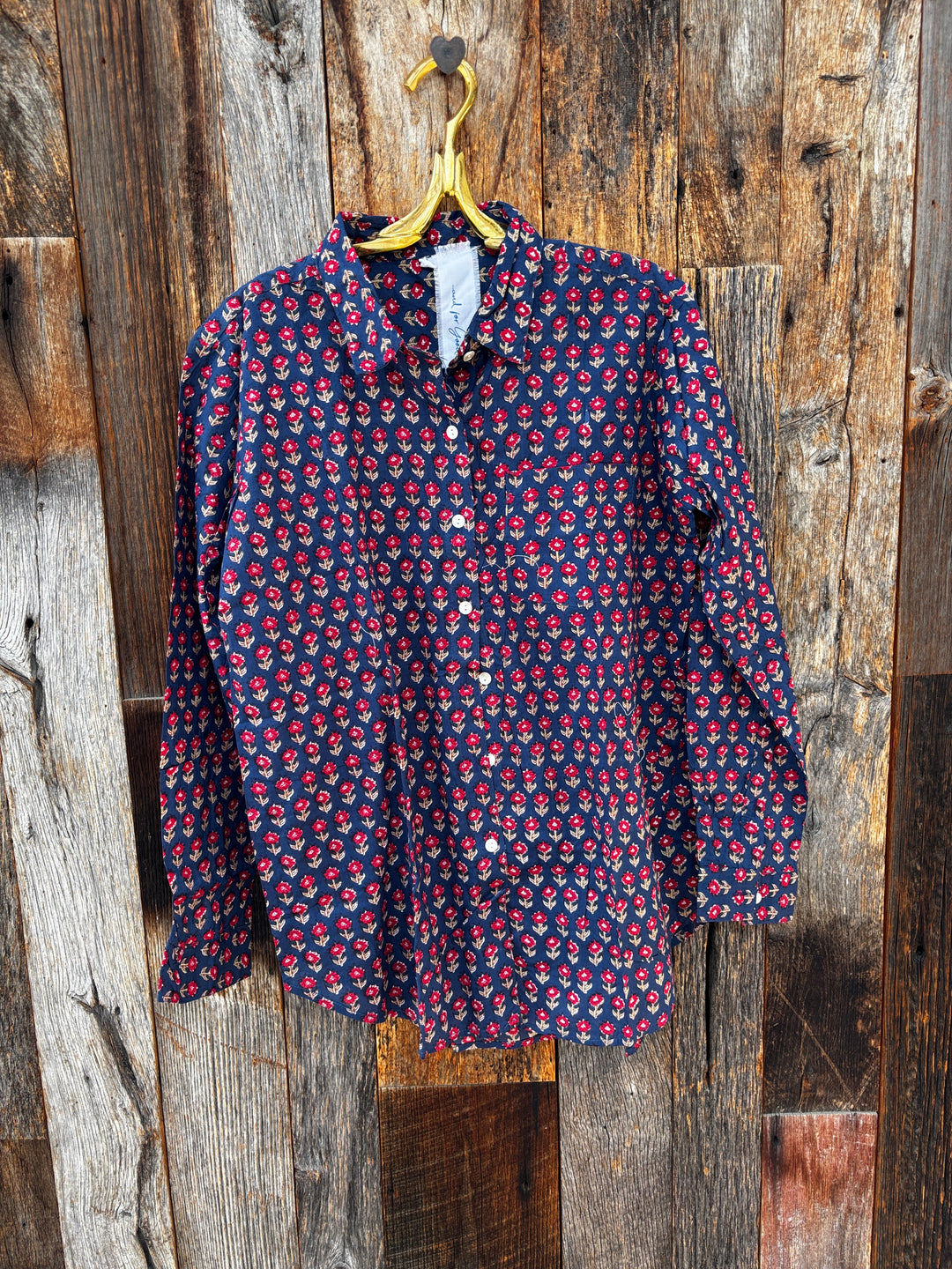 ...and For Good Boyfriend Shirt Emory Floral Navy