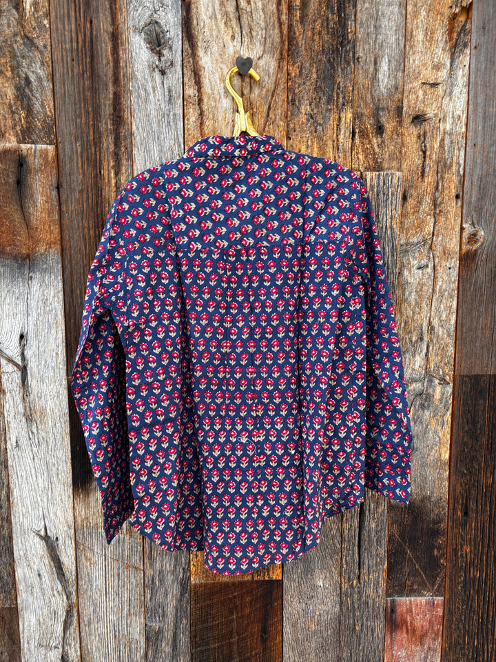 ...and For Good Boyfriend Shirt Emory Floral Navy