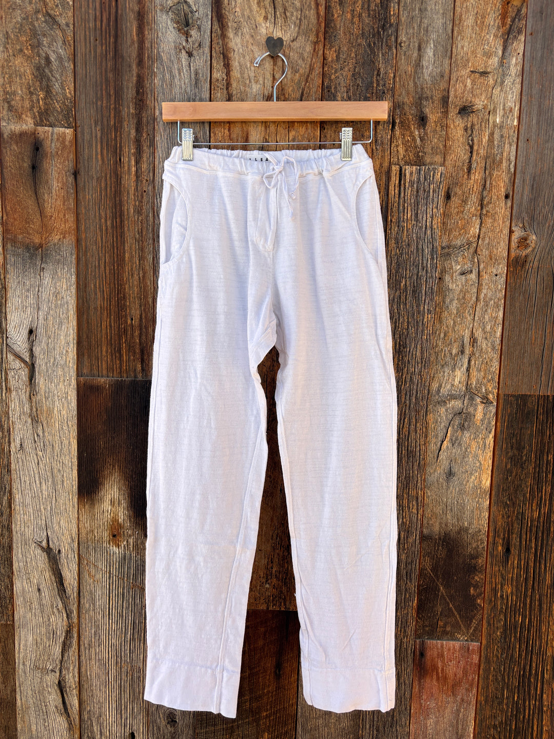 Llea Blue Jenny Pant White