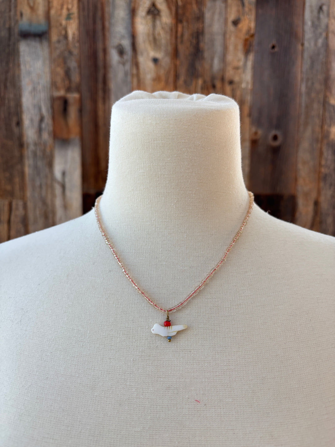Leap Jewelry Totom Small Necklace Pink