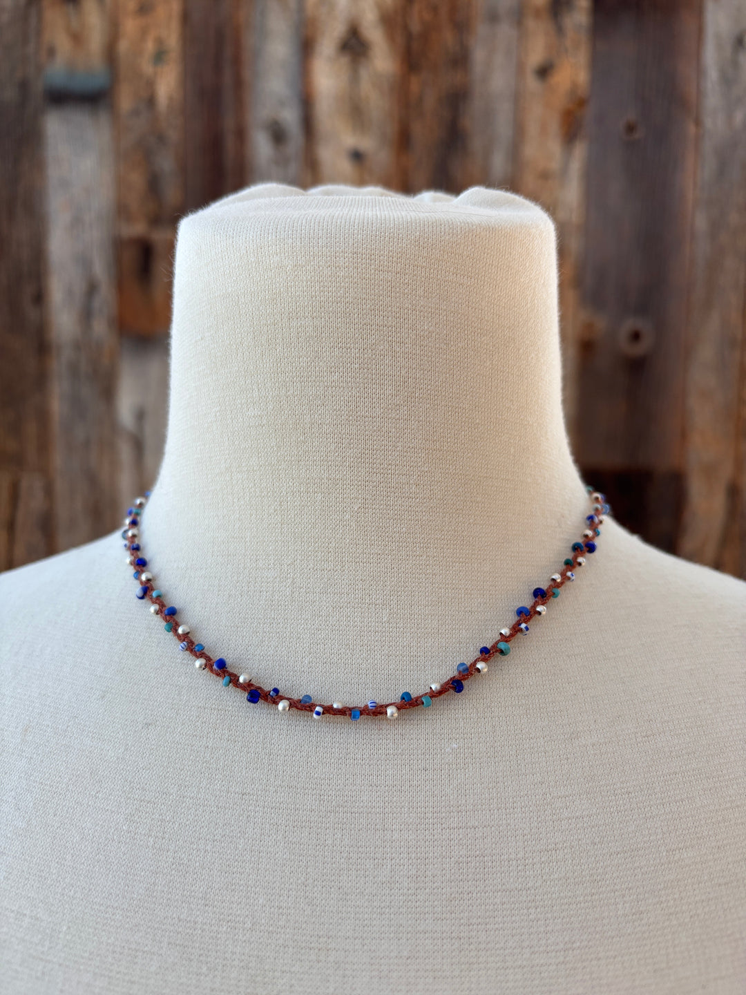 Minetta Blue Trade Twig w/ Silver