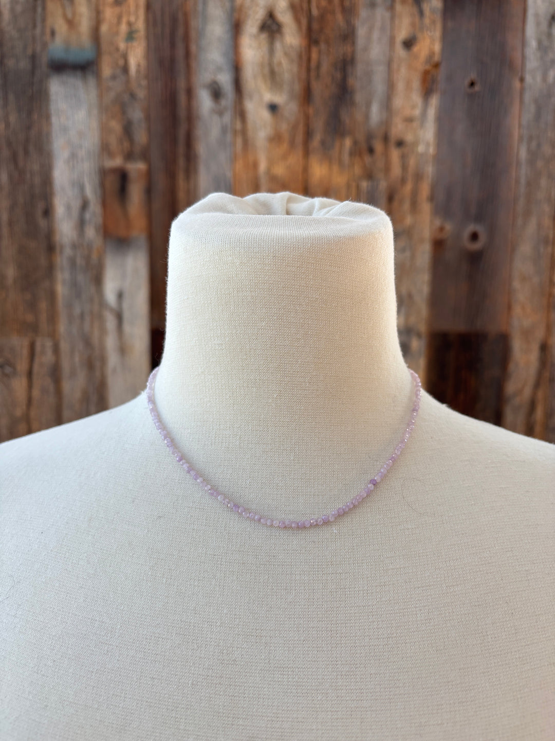 Radiant Malas Tiny Intentions Necklace Kunzite 16"