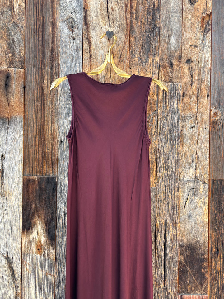 Milio Milano Silk V-Neck Bias Cut Maxi Dress