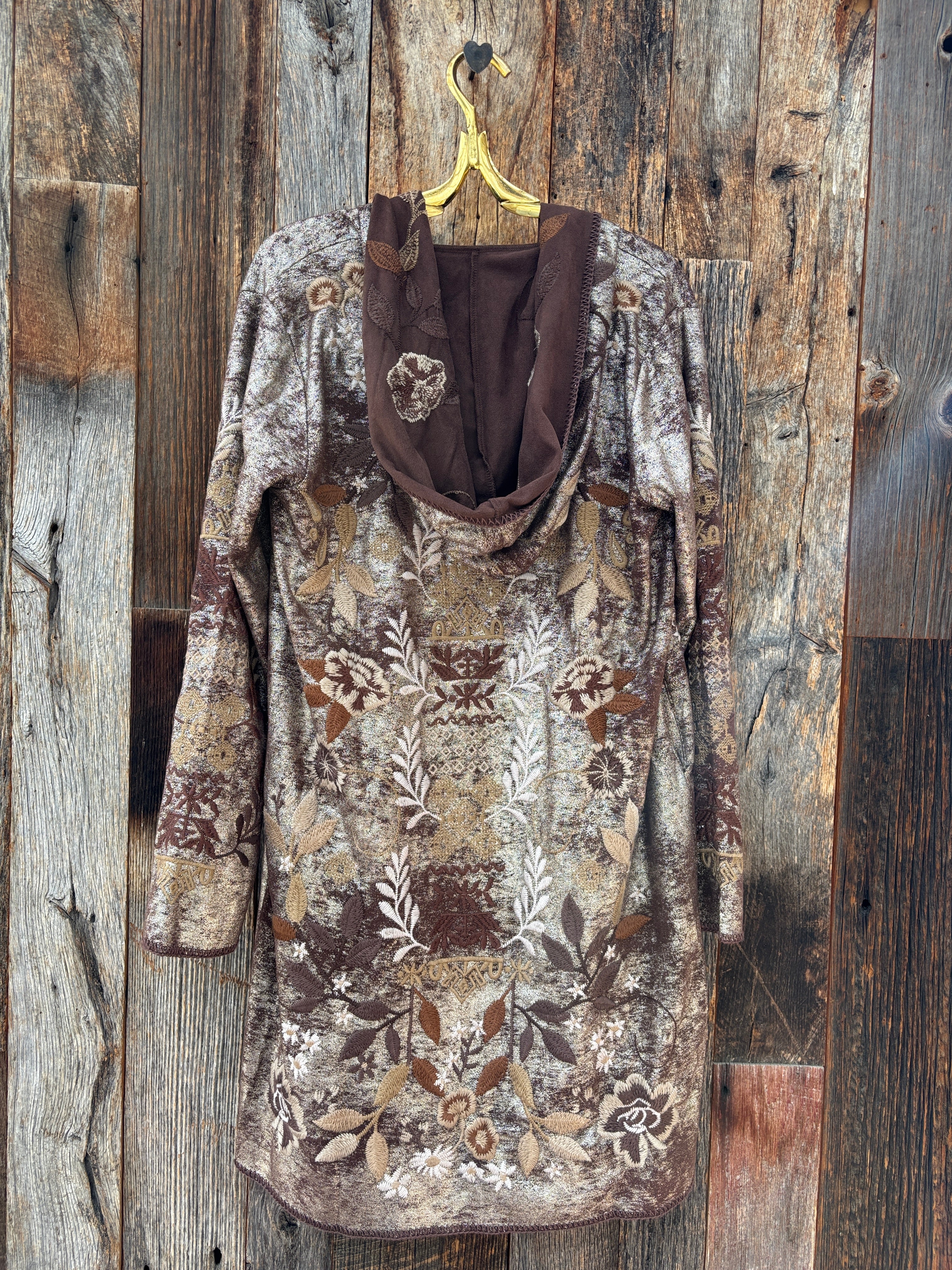 Johnny Was Biya Metallic Duster Champange Bronze – Island Farm