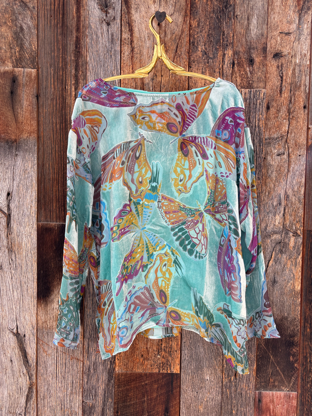 Johnny Was Leo Blouse Ofelia Burnout