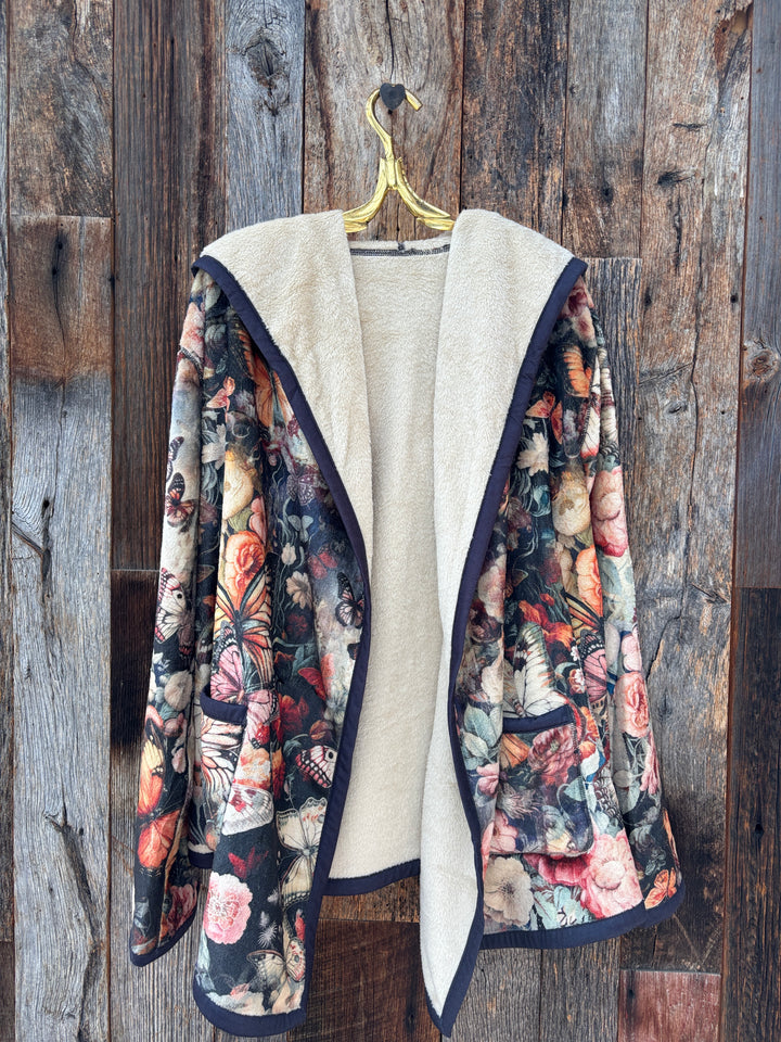 Johnny Was Joan Reversible Sherpa Jacket Teyros