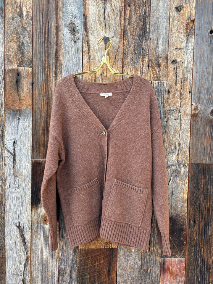 Z Supply Theo Cardigan Suede