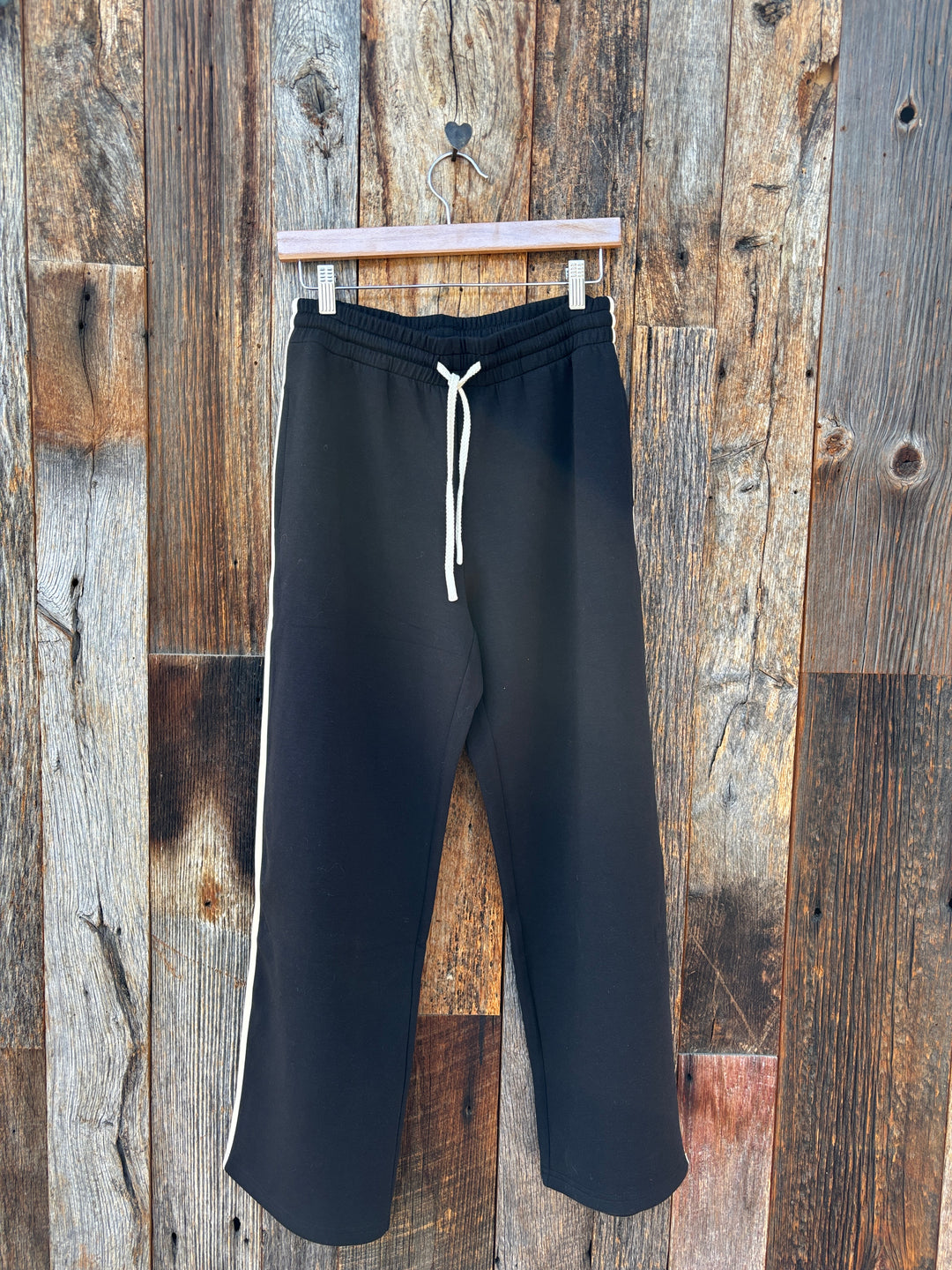 Perfect White Tee Travel Track Pant Black