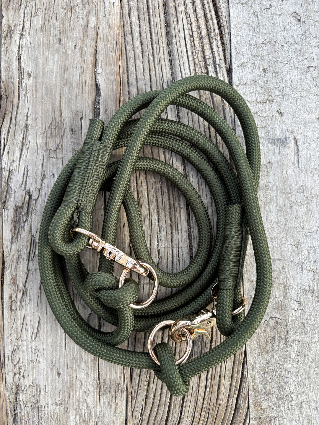 Furlou Hands Free Leash Green