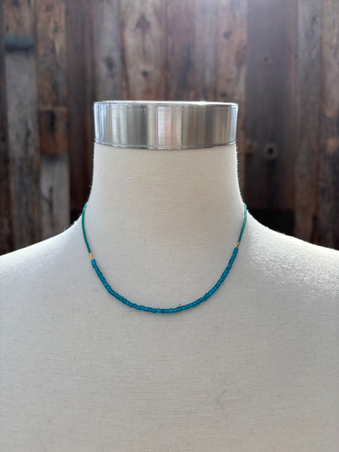 Debbie Fisher AP1 Jade Seed/GV/Apatite Beads