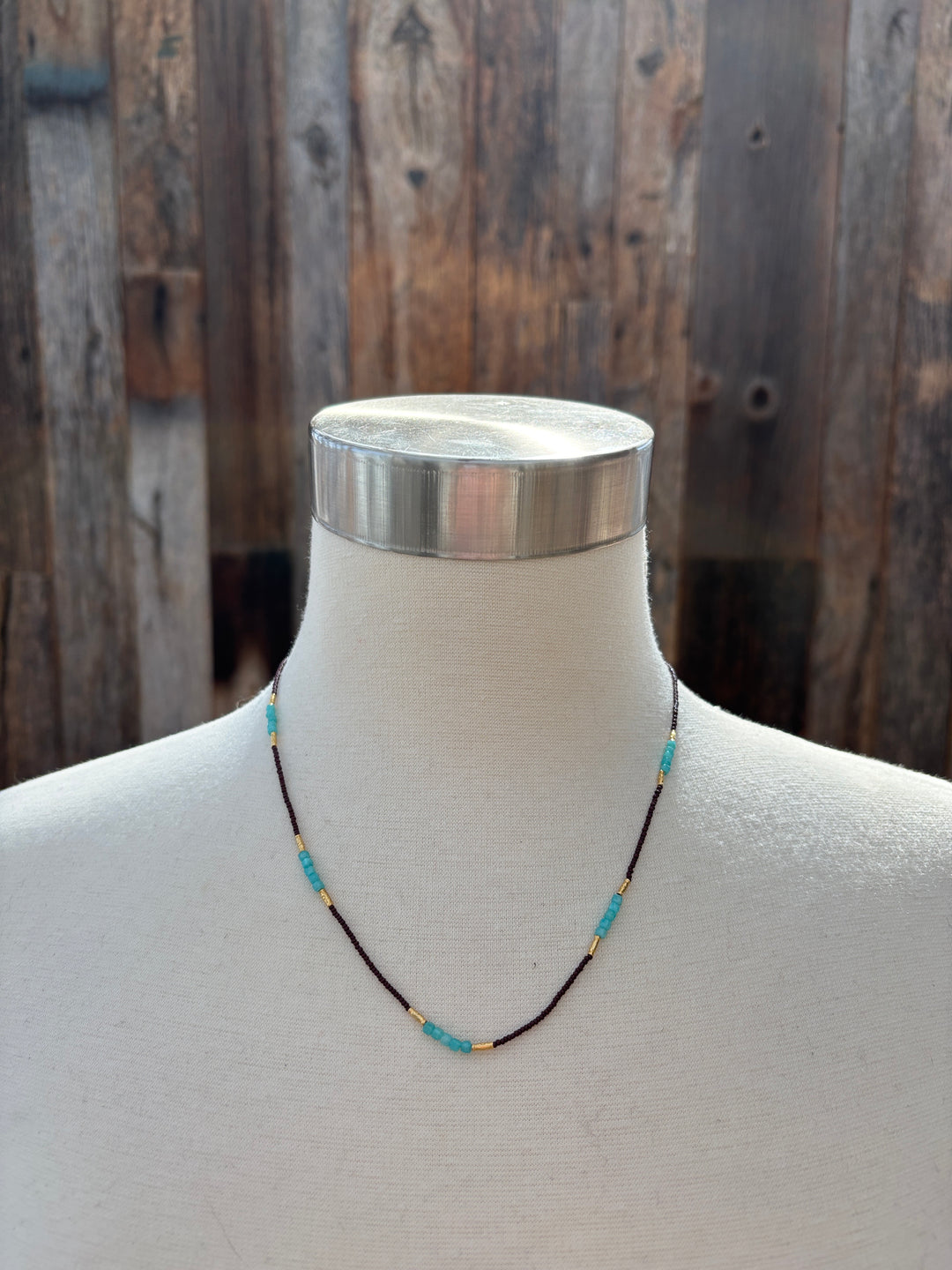 Debbie Fisher TER16 GV Amazonite Beads