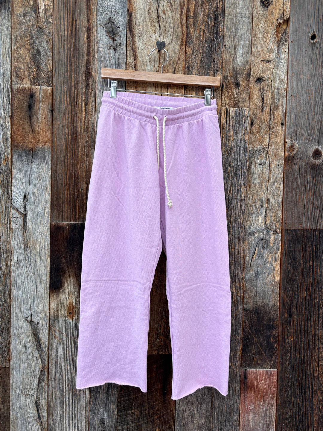 Perfect White Tee Beach Fleece Drawstring Pant Sugar Pink