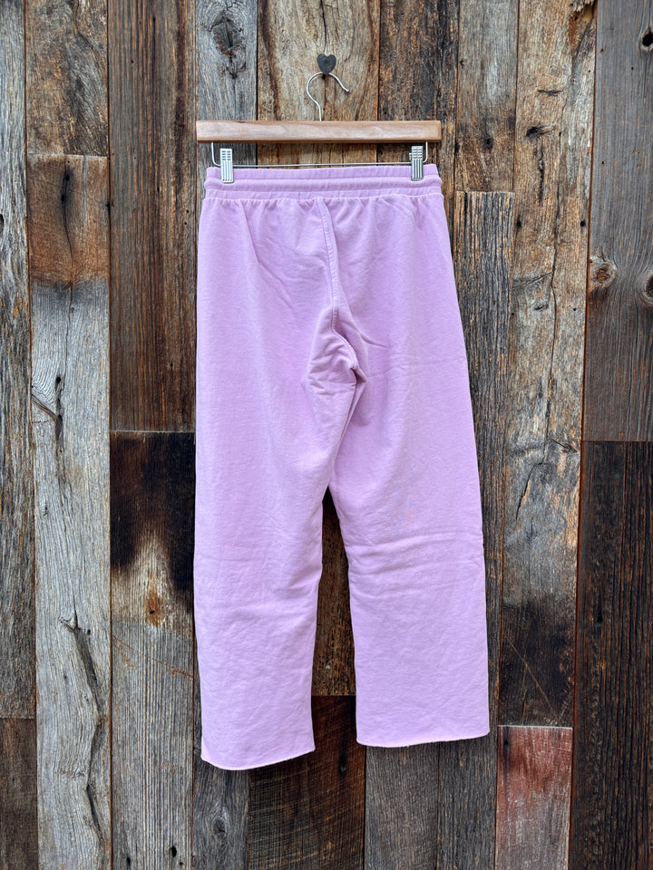 Perfect White Tee Beach Fleece Drawstring Pant Sugar Pink
