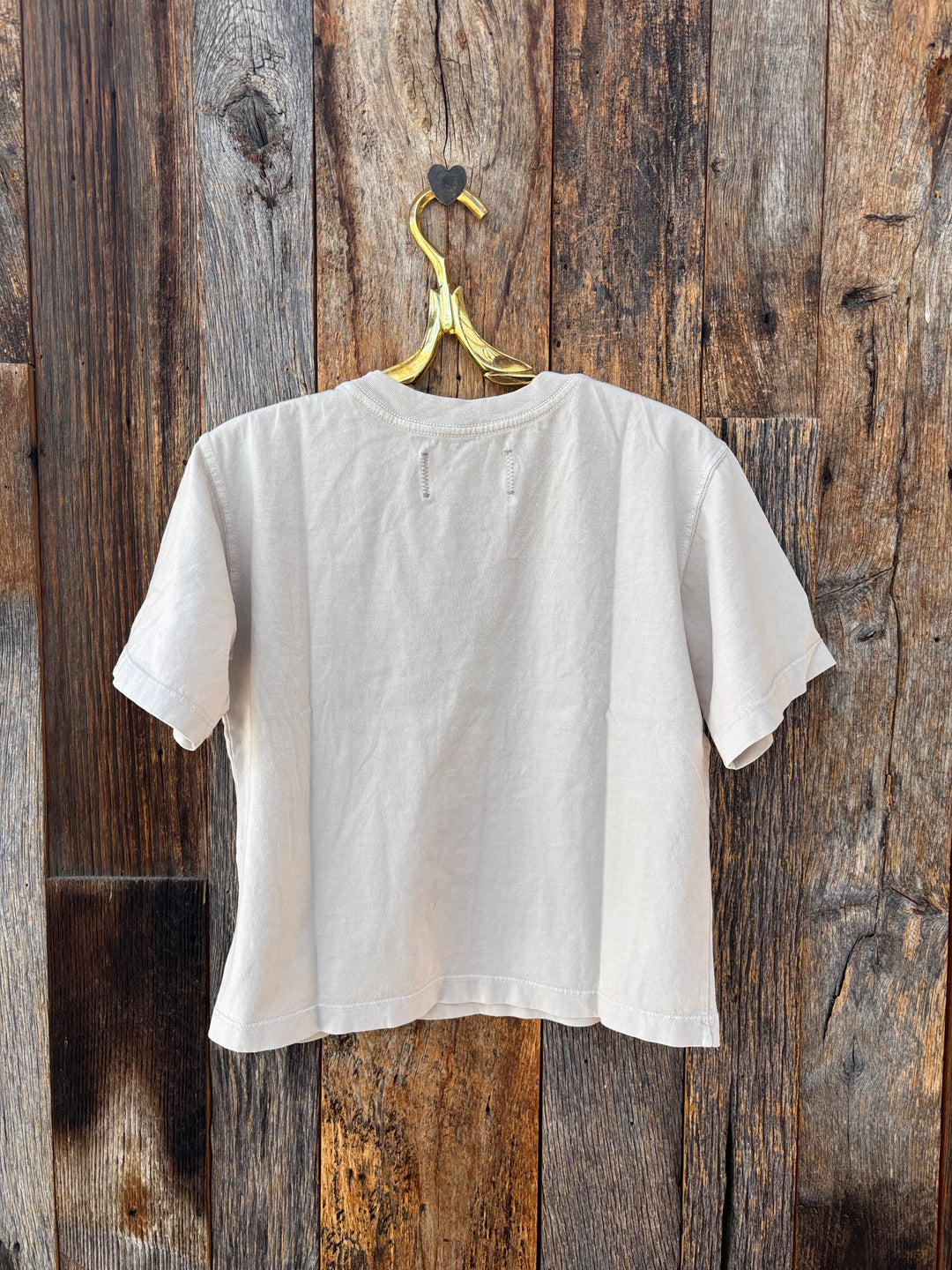 People Of Leisure Willie Nelson Palm Beach Tee- Bone