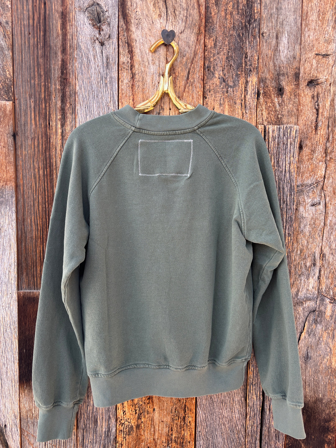 People Of Leisure The Birdie Pullover- Olive