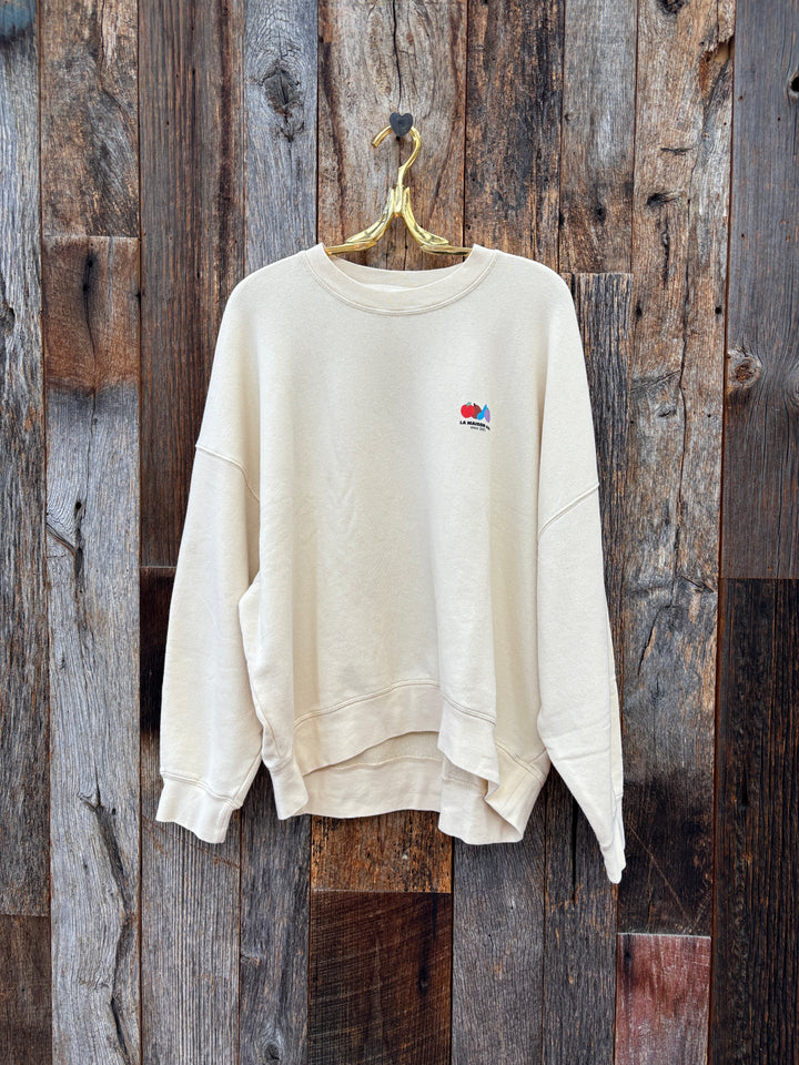 American Vintage Atubay Sweatshirt Ecru
