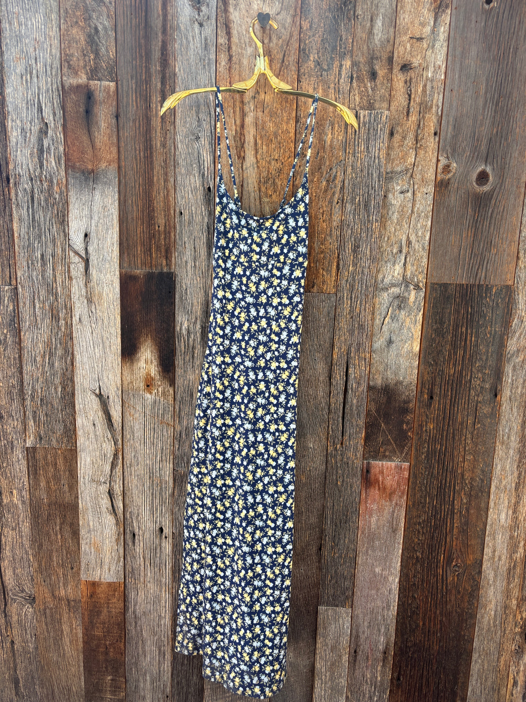 Z Supply Chiara Idra Ditsy Midi Dress Eclipse