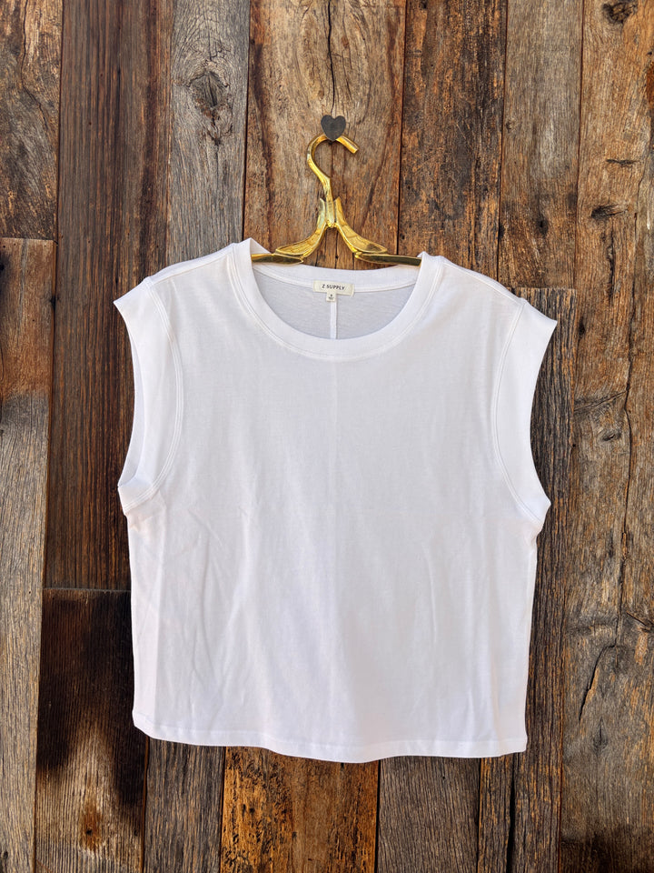 Z Supply Camino Jersey Top White