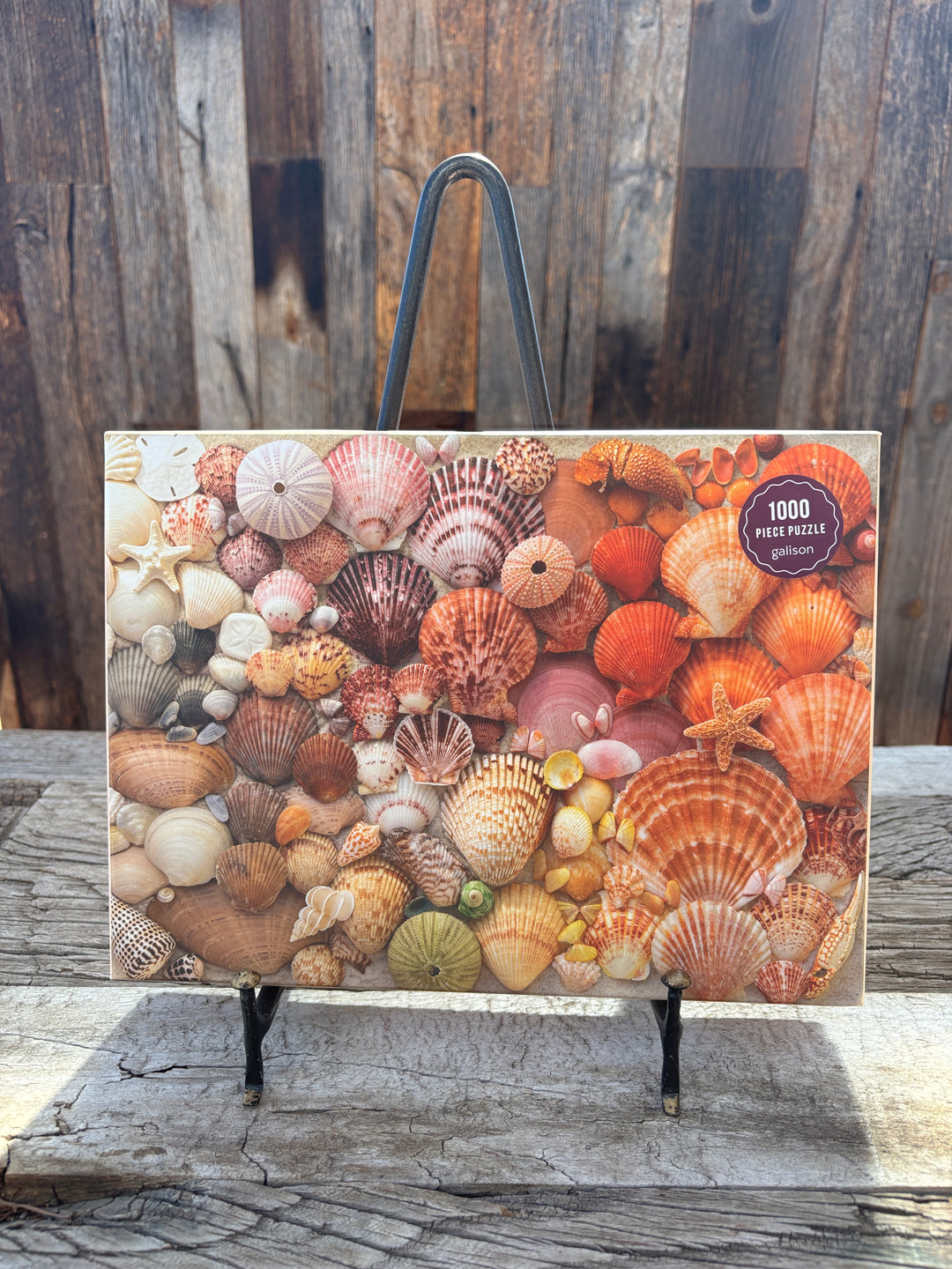 Chronicle Books Vibrant Seashells 1000 Piece Puzzle