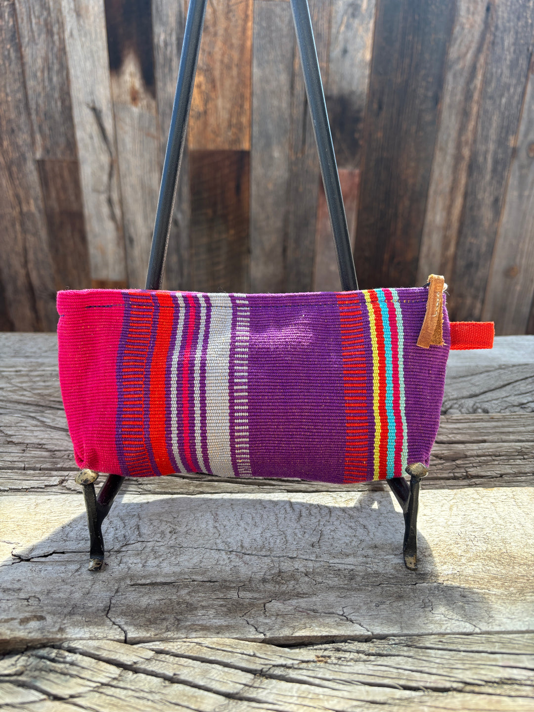 Altiplano Handwoven Fiesta Cosmetic Pouch -Red
