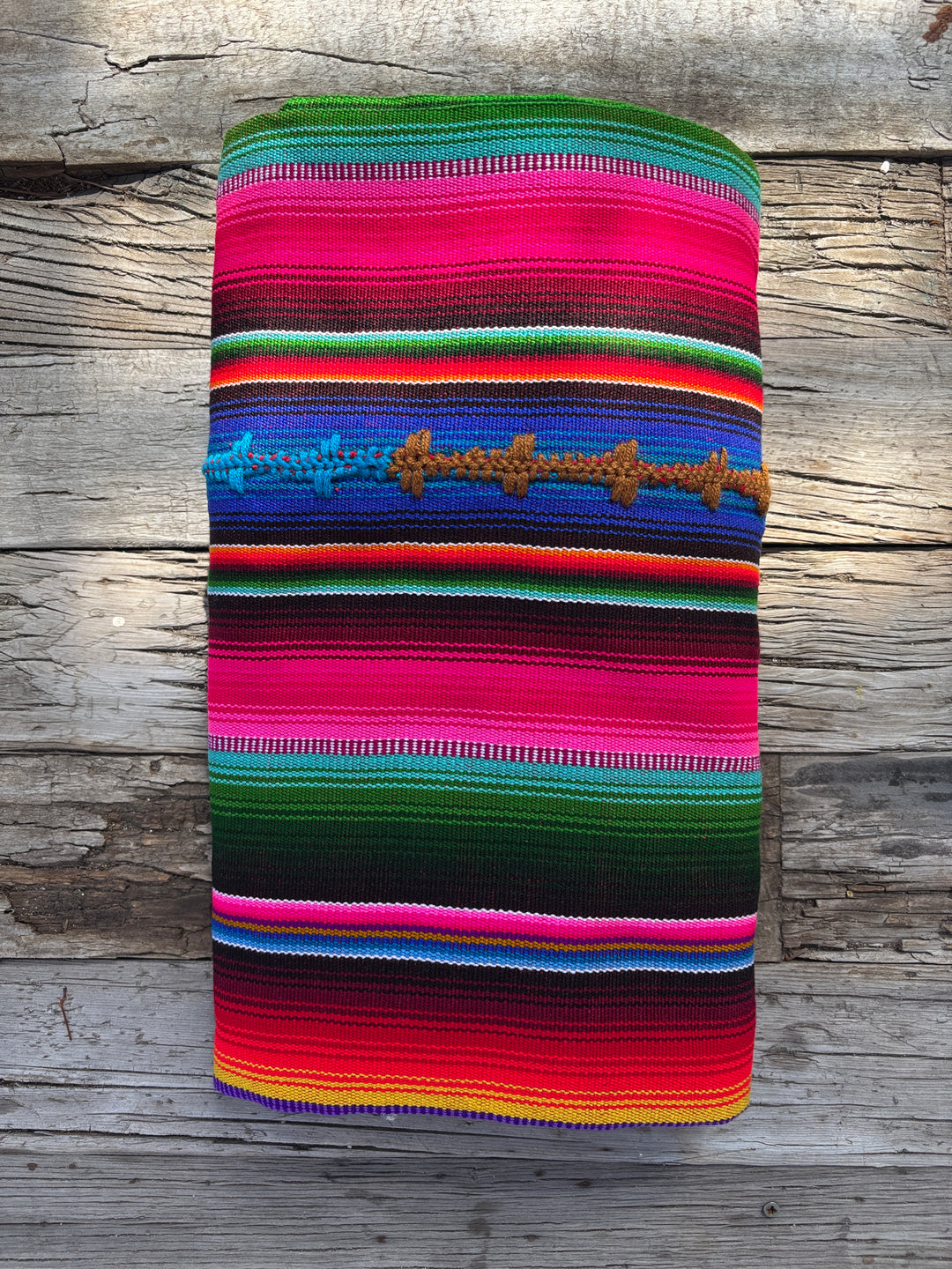 Altiplano Handwoven Rainbow Blanket