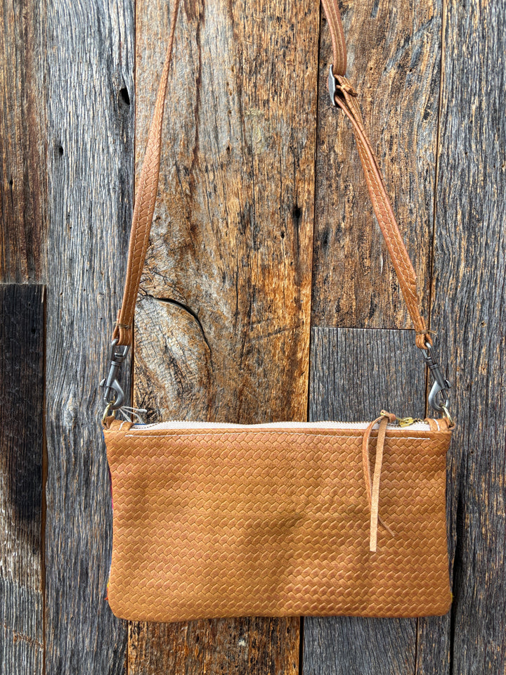 Totem Salvaged 2 Donkeys  w/ Vintage Serape Crossbody