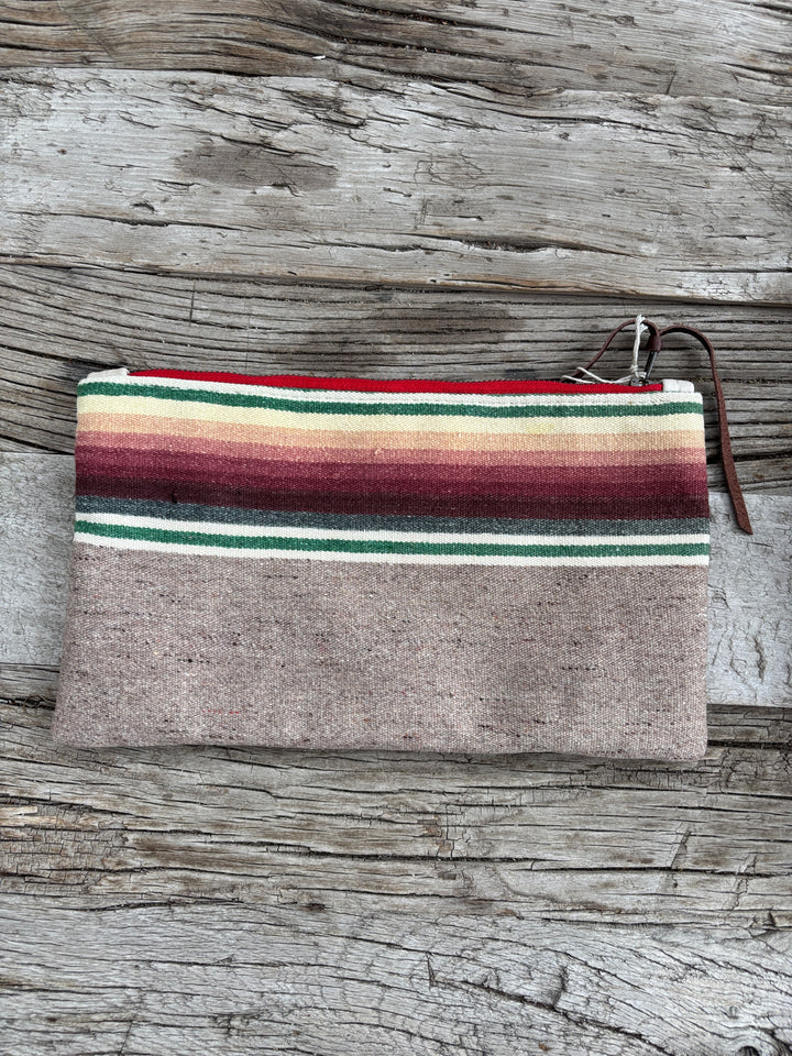 Totem Salvaged 3 Donkey w/ Vintage Serape Leather Clutch