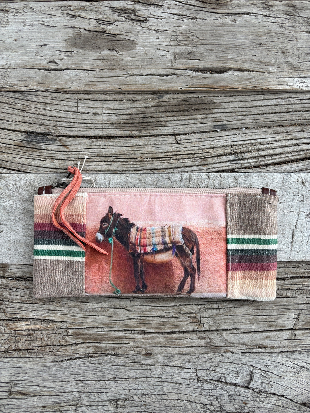 Totem Salvaged Pink Wall Donkey Clutch
