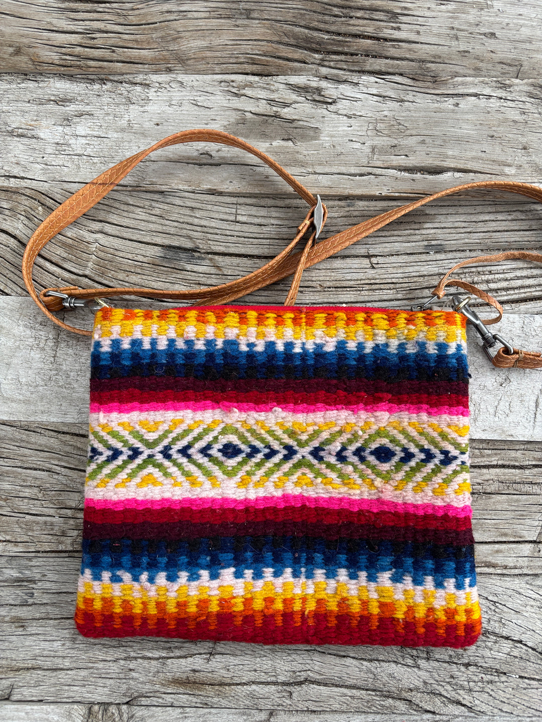 Totem Salvaged Pink Wall Donkey Crossbody