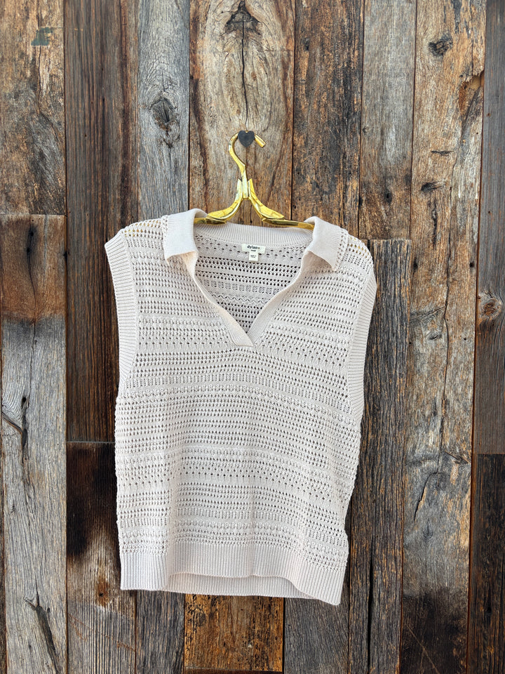 Dylan Blair Polo Sweater Oatmeal