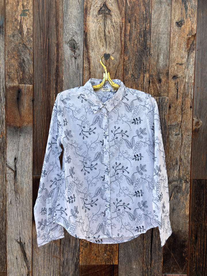 Dylan Lily Blouse White/Navy