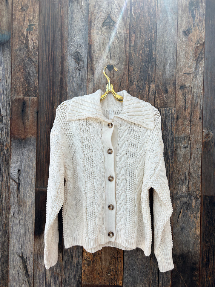 Paper Label Leni Cardigan- Gardenia