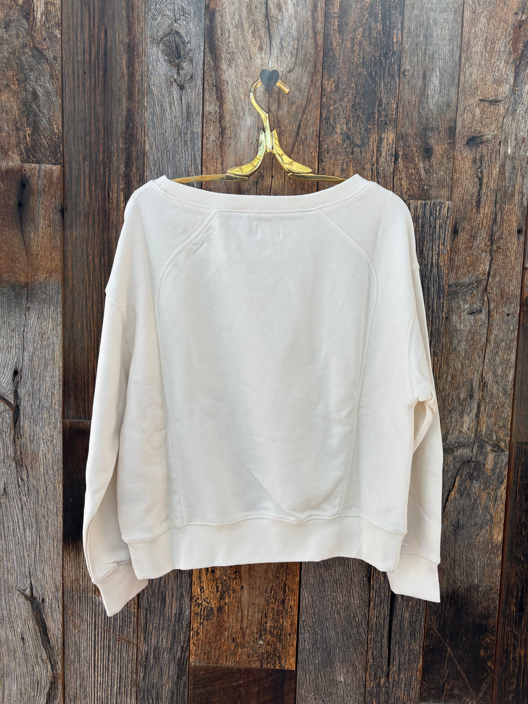 Paper Label Millie Sweatshirt- Gardenia