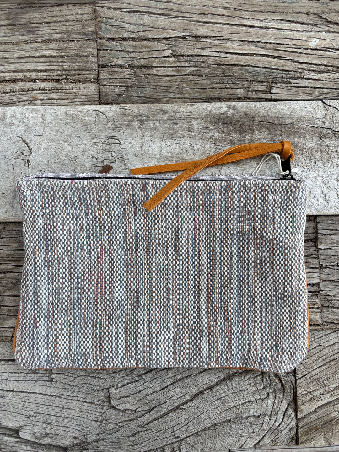 Altiplano Handwoven Natural Textured Clutch