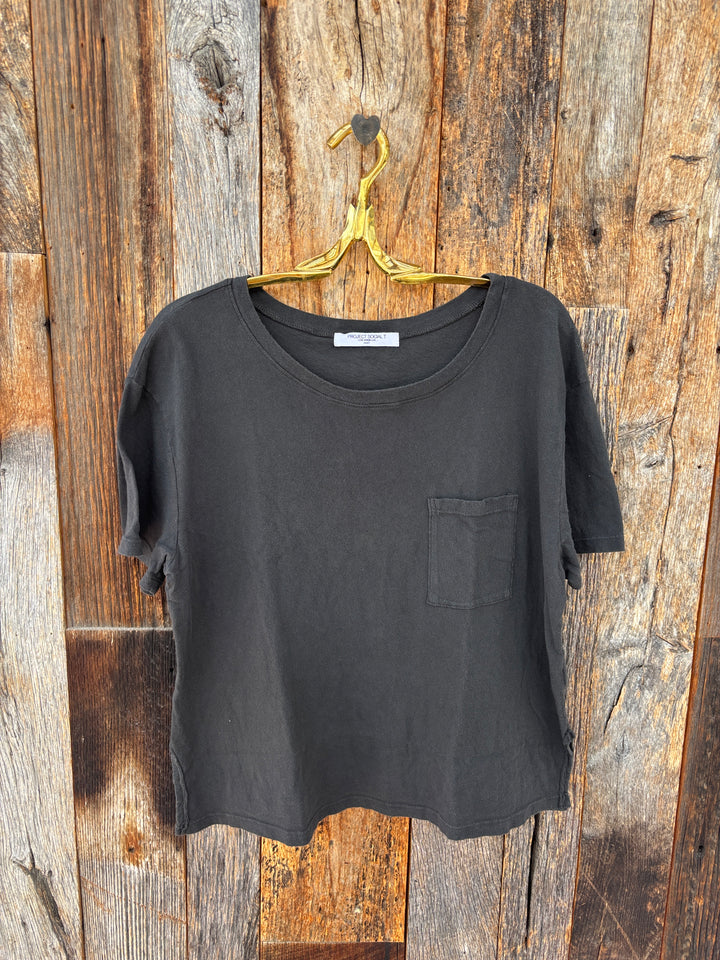 Project Social T Fen Boyfriend Pocket Tee Washed Black