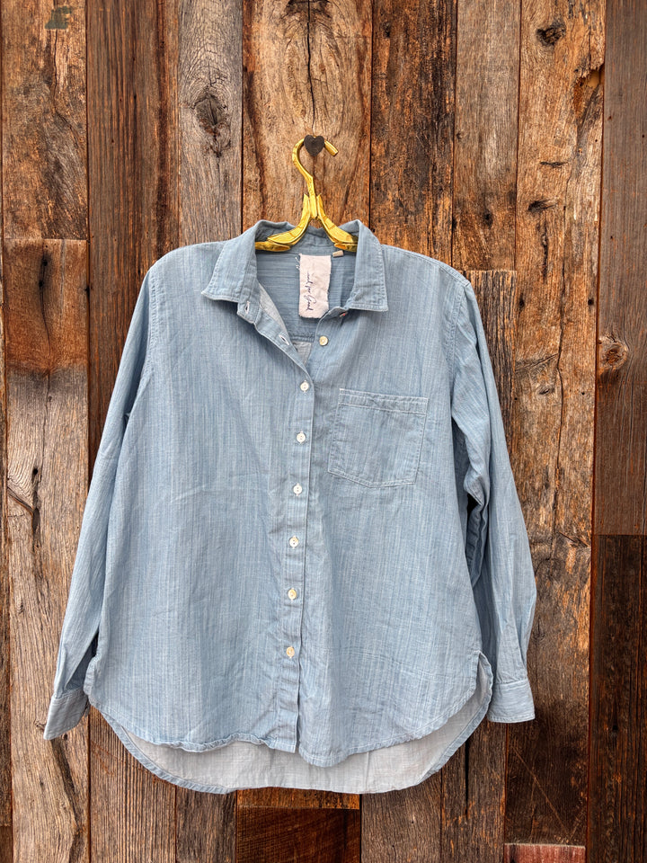 ...and for good Good Boyfriend Shirt Chambray Light Denim Wash