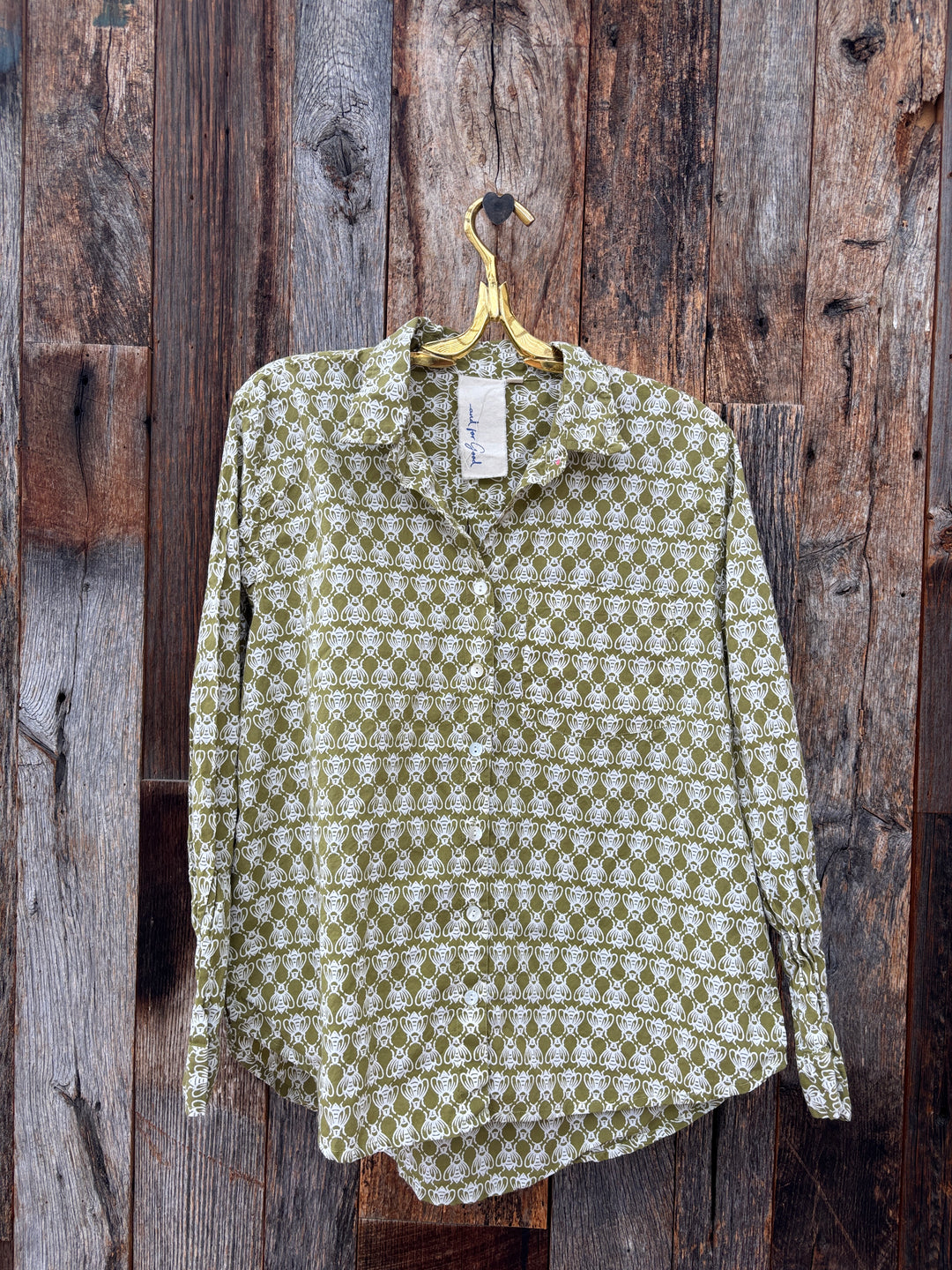 ...And For Good Boyfriend Shirt Bee Happy Olive