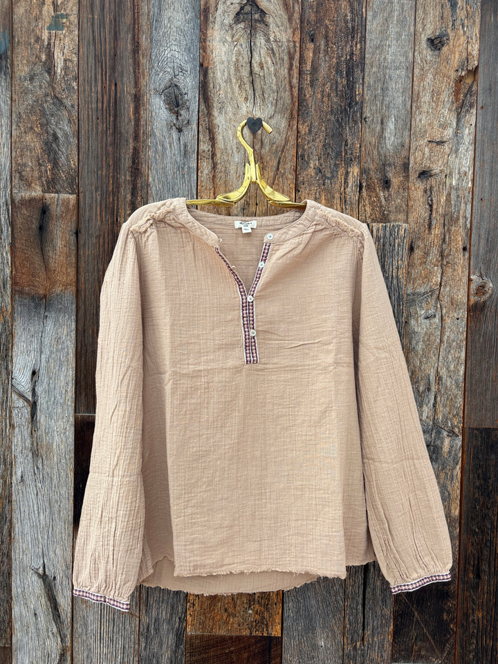 Dylan Lea Blouse Terra Cotta