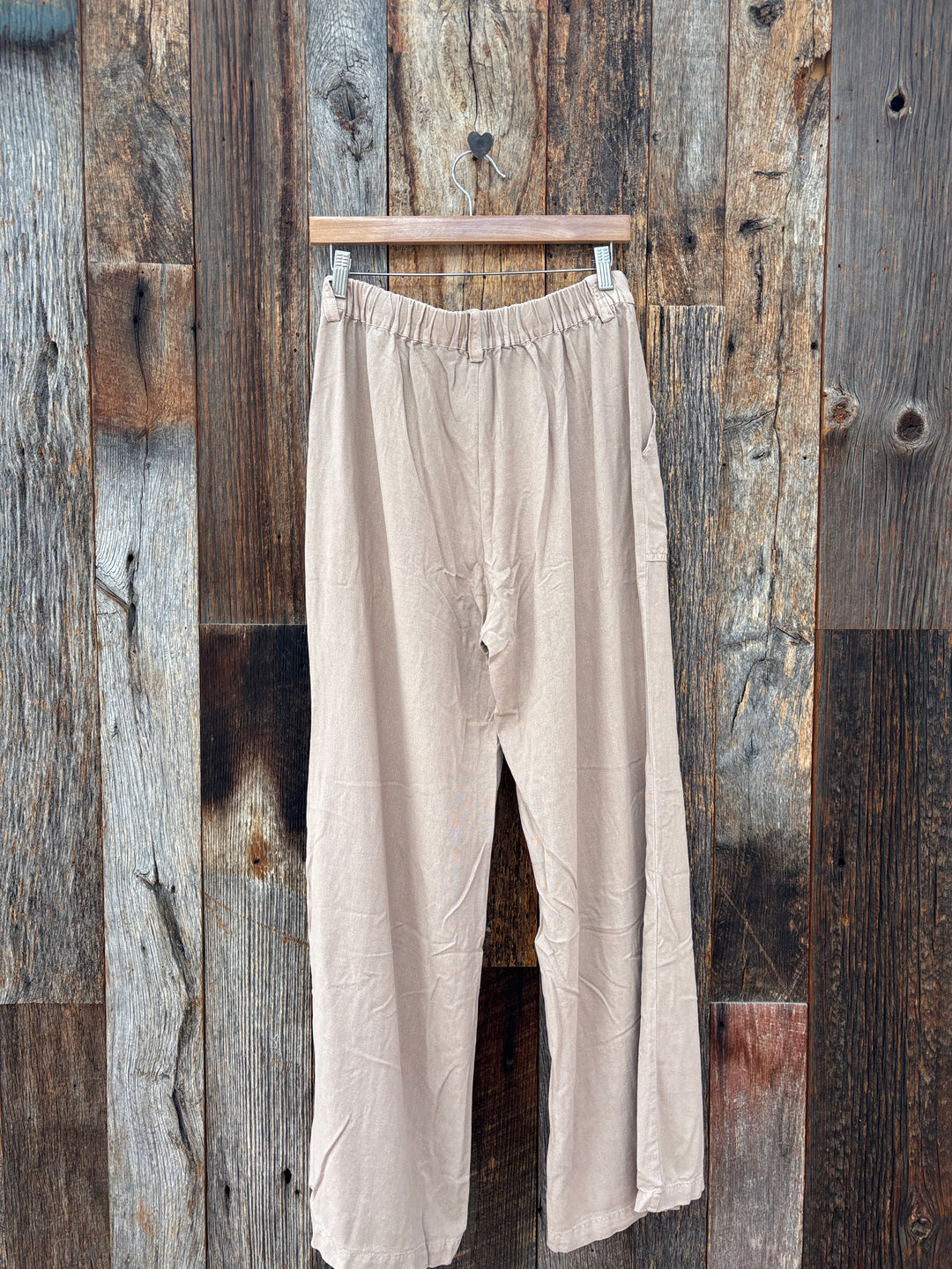Dylan Casey Wide Leg Pant Khaki