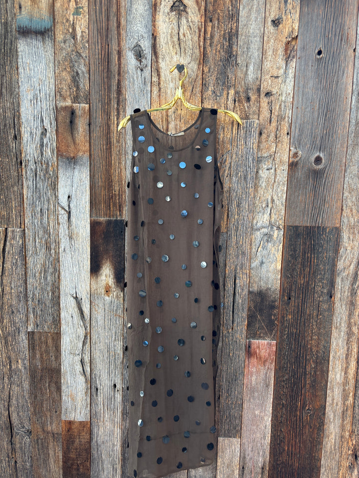 Chan Luu Chloe Sequin Tunic Earth O/S