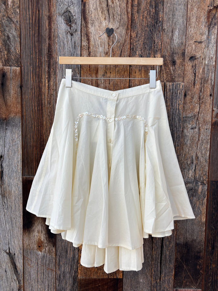 Chan Luu Rider Skirt Ivory PC-SK-6017