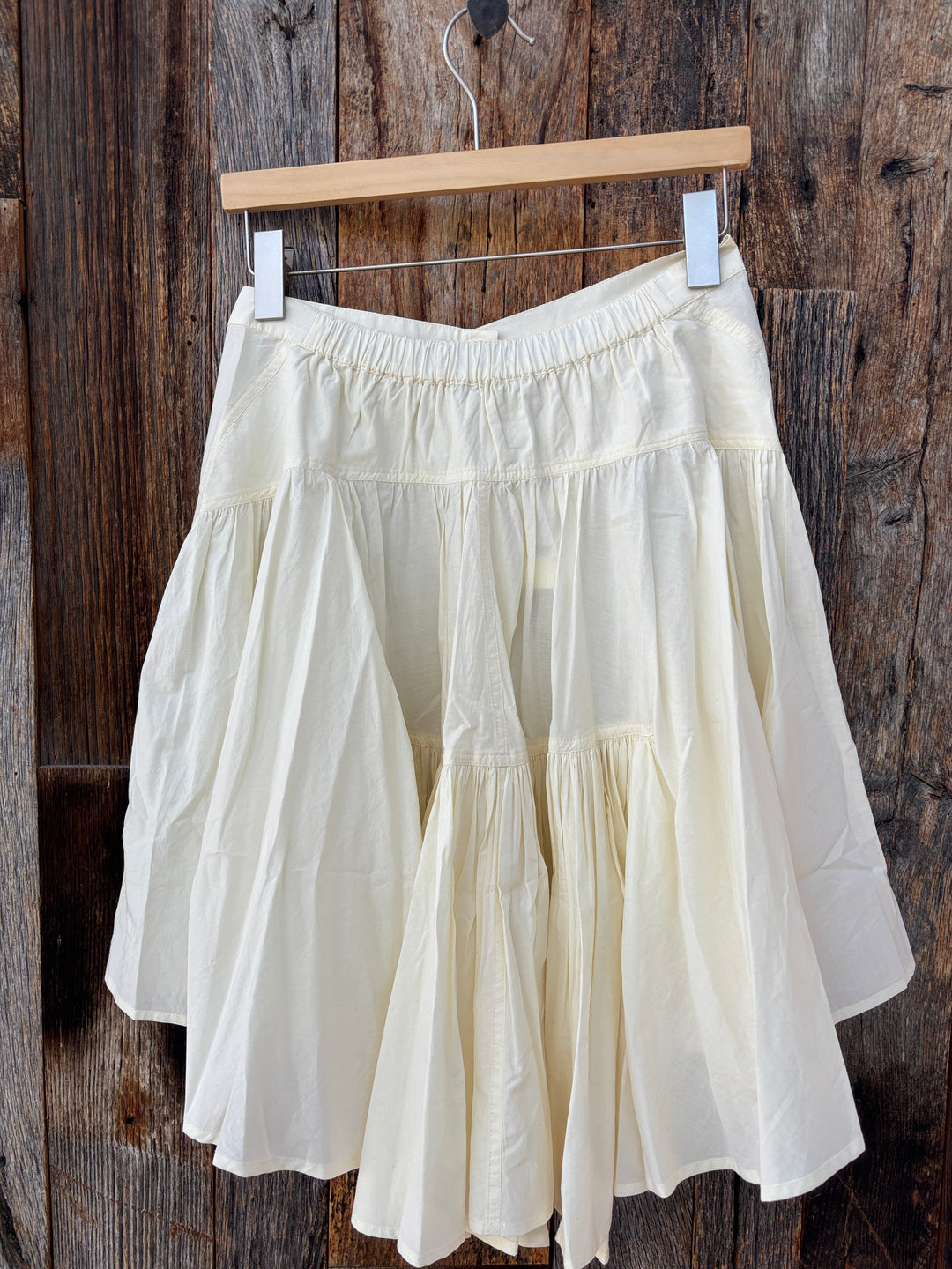 Chan Luu Rider Skirt Ivory PC-SK-6017