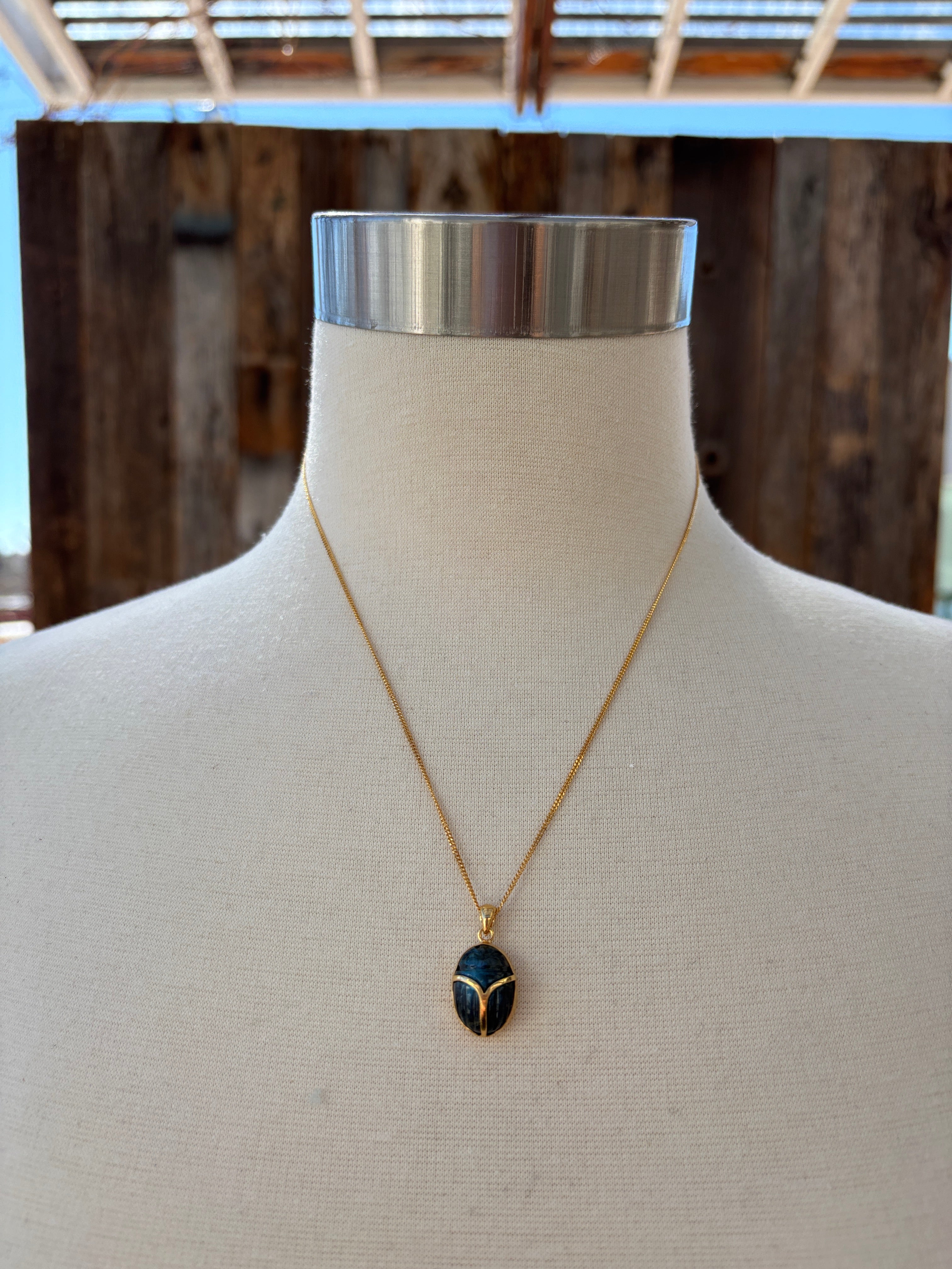 Chan Luu Scarab Necklace Lab NG-15620 – Island Farm