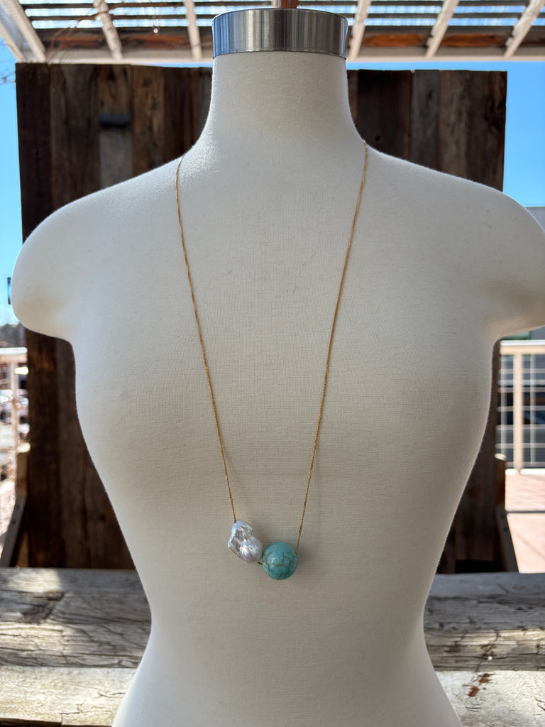 Chan Luu Sorellina Necklace Turq NG-15631LQ – Island Farm